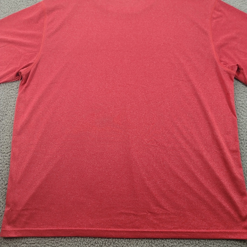 Reebok Shirt Mens 3XL‎ Red Tee Crew Neck Short Sleeve Sports Running Walking - Picture 6 of 12